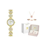 Теплый, Солнце, Золотой [Корона, Коробка + Браслет + Ожерелье]