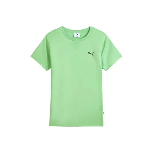 PUMA MODERN BASICS Малыш Terry T-Shirt Мужской Зеленый