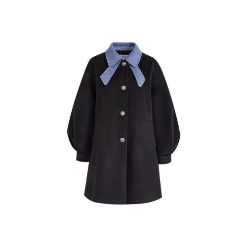 KUOSE Черное Женское Пальто