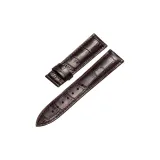 Коричневая кожа без пряжки с коричневым швом