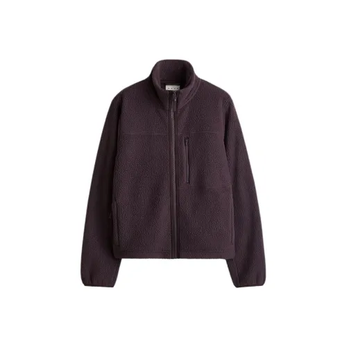 H M Баклажаново-фиолетовый Женские Бархатные Куртки