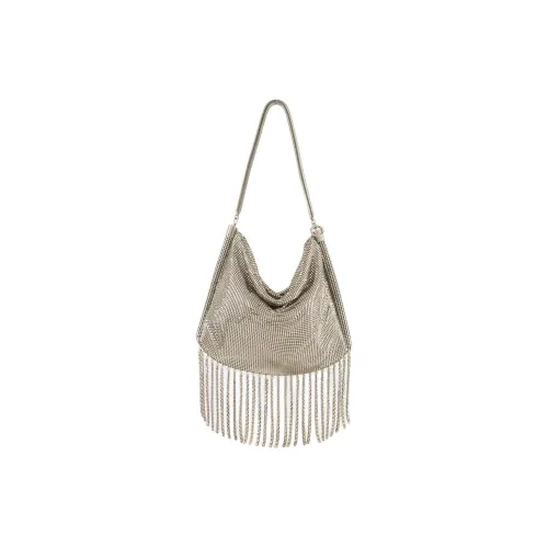 Paco Rabanne Алюминиевая Сумка на Одно Плечо Женская Серебряная