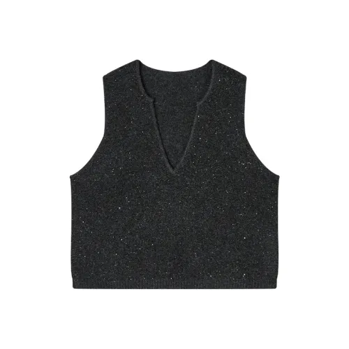 XIANGYING Лава Серый Женские Жилеты