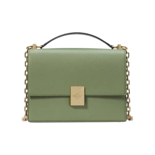 Kate Spade Сумка из кожи с узором личи сумка через плечо маленькая сумка через плечо женская оливково-зеленый