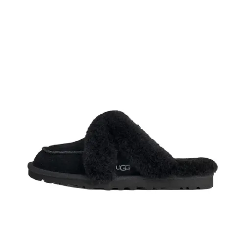 UGG ЭВА Устойчивые к истиранию Домашние тапочки Женские Черные