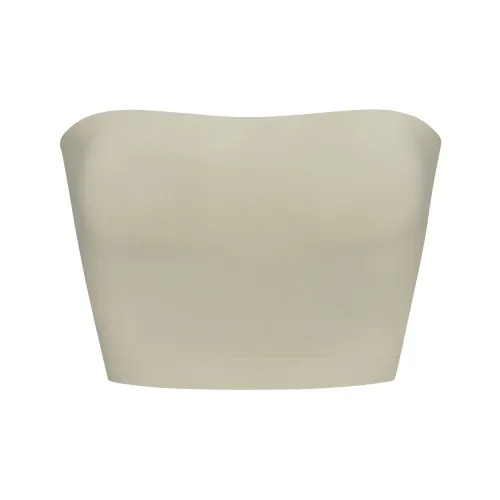 SKIMS FW25 Мягкий сглаживающий бесшовный утепленный бандо-бюстгальтер без бретелек женский