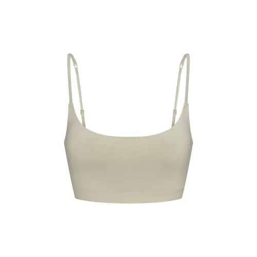 SKIMS FW25 Мягкий Сглаживающий Бесшовный Утепленный Бюстгальтер Scoop BRALETTE Женские