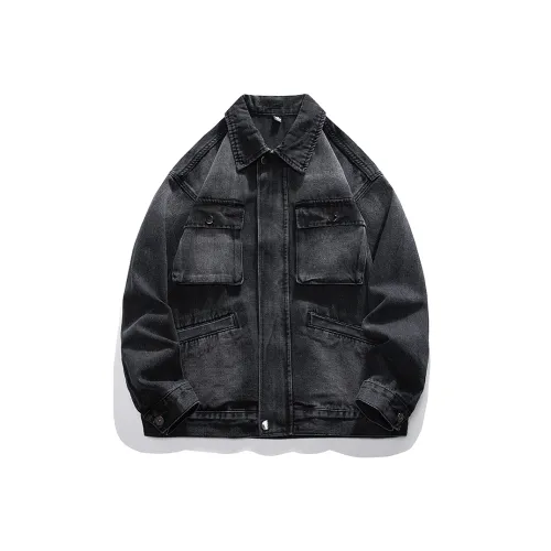 Azvk TBK S8898 Современный Черный Унисекс Джинсовые Куртки