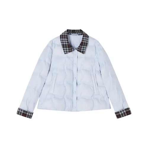 XIANGYING Светло-синий женский пуховик