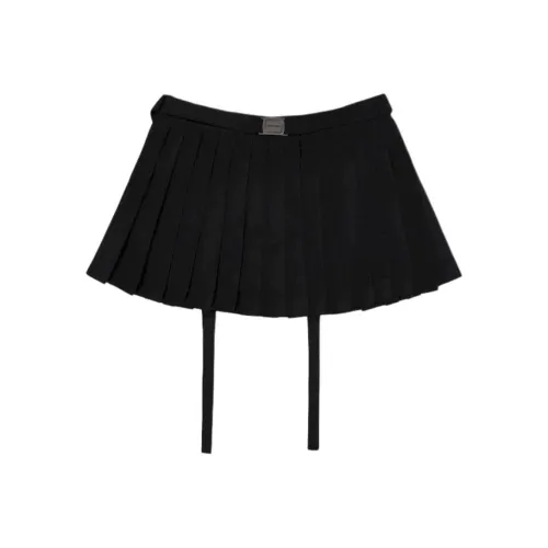 Moromoro Квадратная пряжка регулируемый галстук арочный с оборками юбка повседневная короткая женская