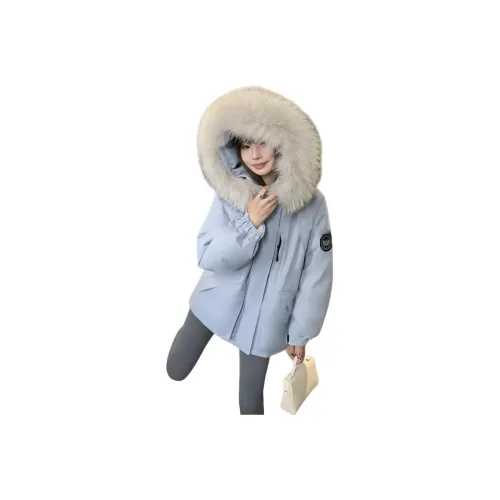 COHX Синий Унисекс Пуховики