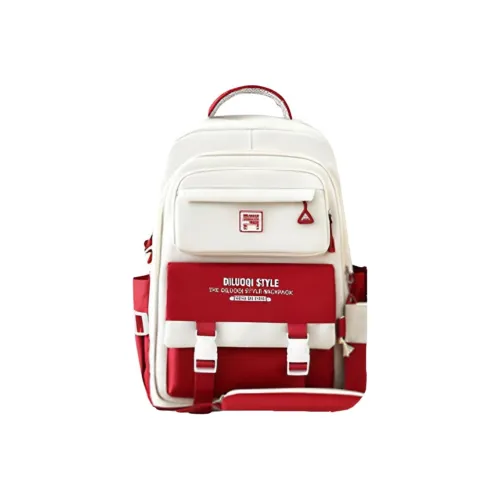 CREAM BEAR Холст Комбинация Сумка Стандартная Подростки Красный Синий Зеленый Черный Светло-Коричневый