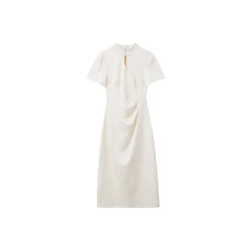 Another Alley Лето Короткий Рукав Платье Женское