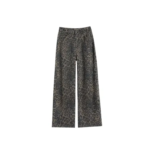 EMDPN Прямой крой Повседневные брюки Женские