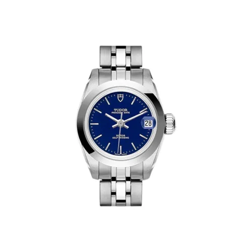 TUDOR Автоматический Механический Механизм Женские Часы Prince and Princess Collection 22 мм Синий