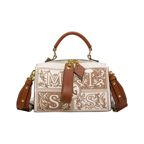 MACKJANICE Деним Бостон Сумка Одноплечая Сумка Стандартная Женская Коричневая