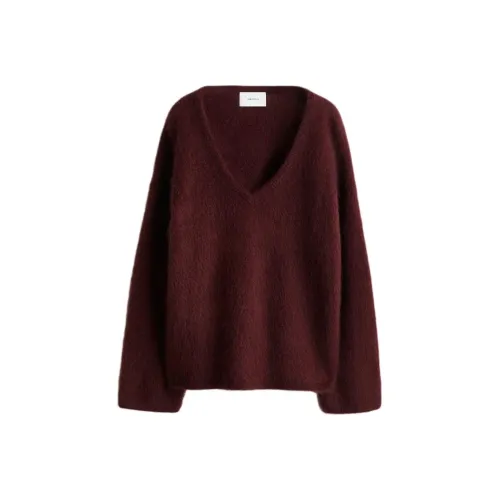 H M Бургунди Женский Трикотаж