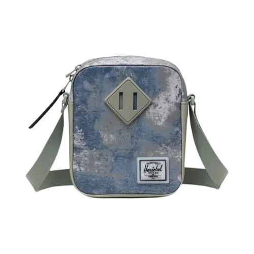 Herschel Переработанная ткань Сумка через плечо Unisex Light Зеленый Светло-синий