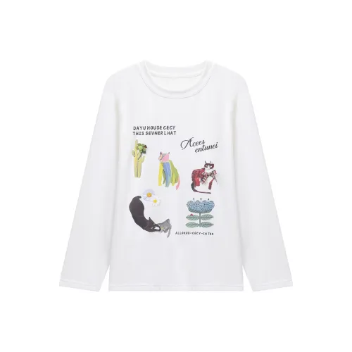 Another alley Белый Женские T-рубашки