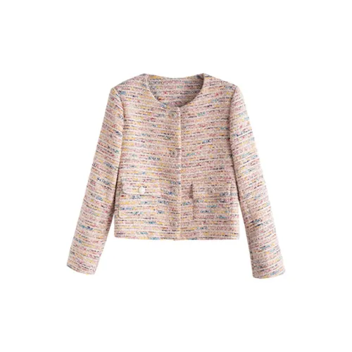 Tonlion Светло-персиково-розовые женские куртки