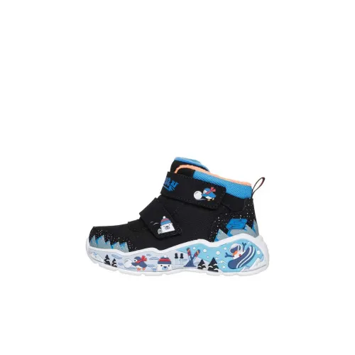 Skechers Kids Амортизация MID Топ Обувь для малышей Черный разноцветный Infant And Toddler