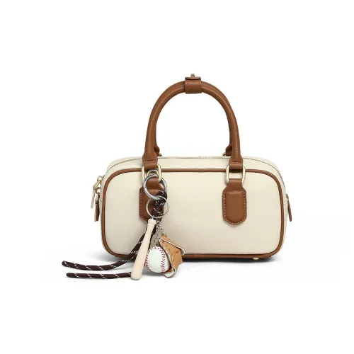 VINEY Корова Кожа Сумка Стандартная Женская Экрю