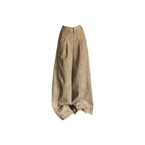 Wang Leshi Хаки Женские Брюки карго