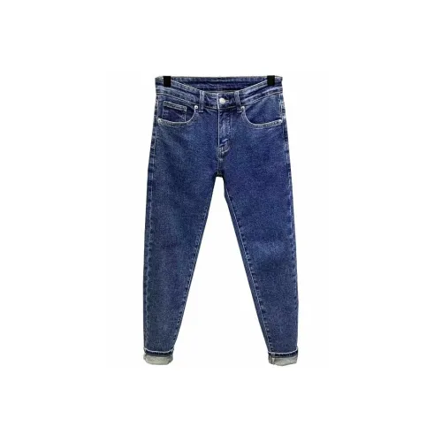 CAT'S PAW Синий Унисекс Джинсы