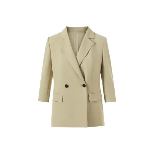 LANCY Листовой Зеленый Женские Деловые Костюмы