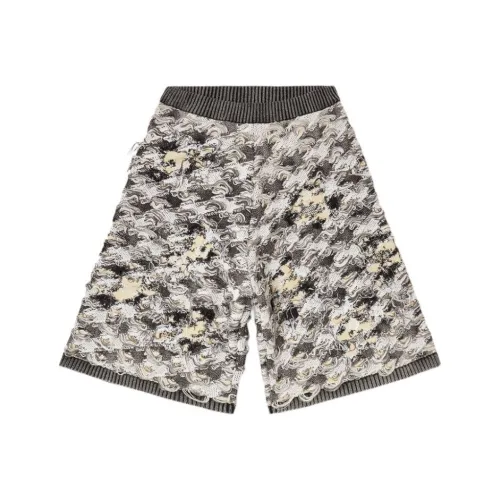 DIESEL Серые Женские Повседневные Шорты