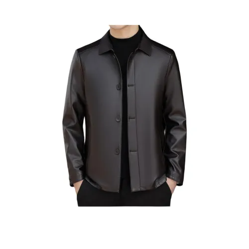 Vintage Cars Кожаная куртка Мужская