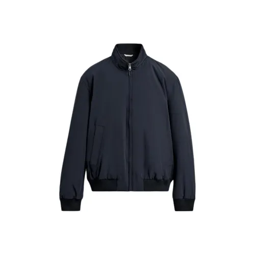 ZARA Морской синий Мужской пуховик