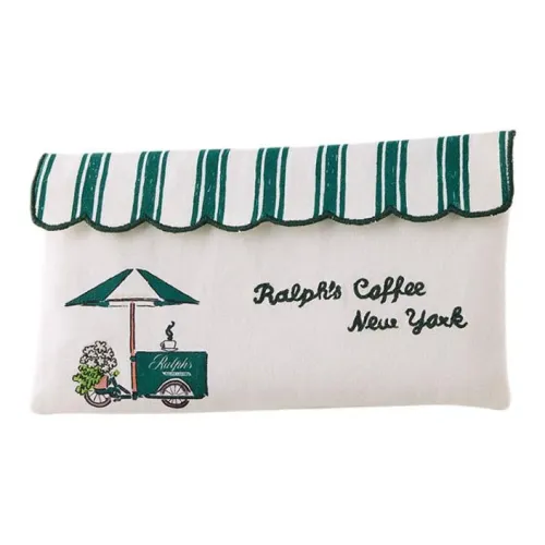 Ralph Lauren Ткань Clutch Мужской Зеленый и Белый