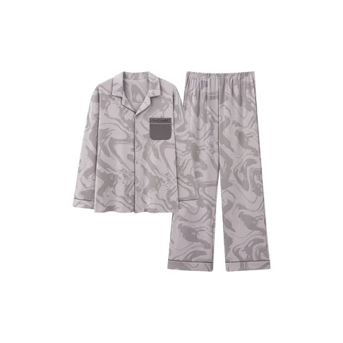 JINXU Светло-серый Мужской Пижамный комплект