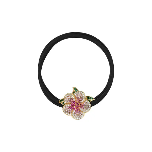 ROYALSASA Искусственный кристалл Резинка для волос Женская