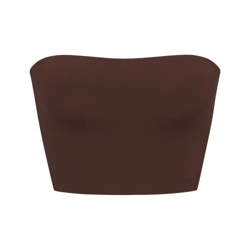 SKIMS FW25 Мягкий Сглаживающий Бесшовный Утепленный Бандо Без бретелей Бюстгальтер Женский