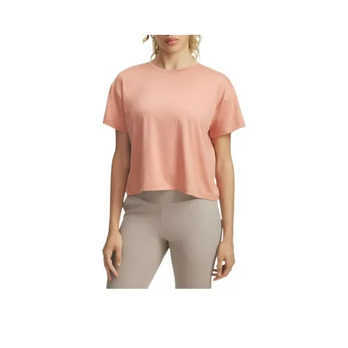 Under Armour Механизм Рукав с спущенным плечом T-рубашка Женская