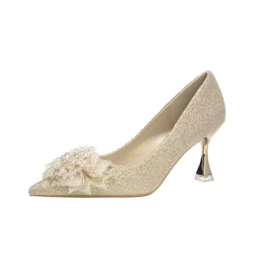 Lan Miao Грубый каблук Высокие каблуки Женские