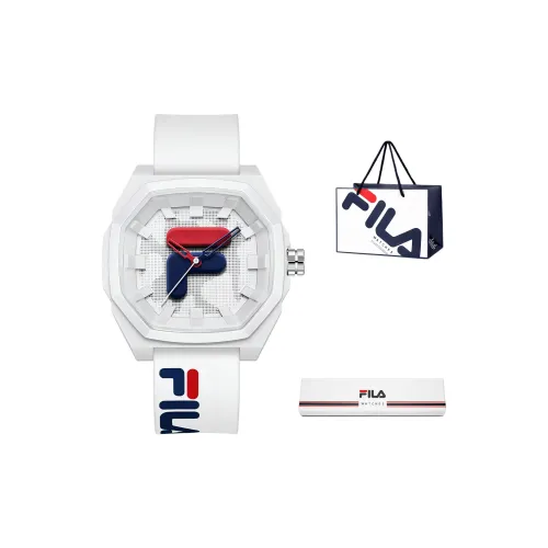 FILA Наручные часы Кварцевый механизм Белый циферблат Унисекс