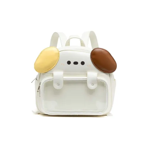 Heart Little Bear ПУ (полиуретан) Рюкзак Стандартный Женский Экрю