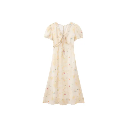 Another Alley Короткий рукав Платье Женское