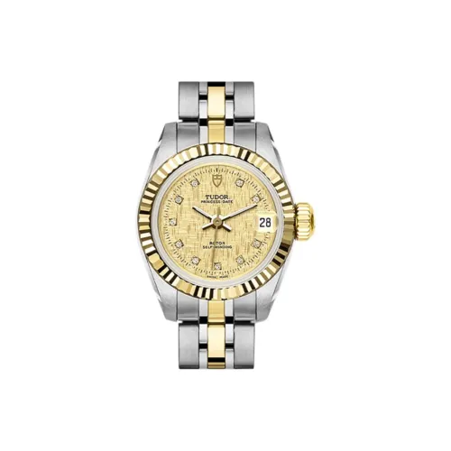 TUDOR Автоматический Механический Механизм Женские Часы Prince and Princess Collection 22 мм Золото