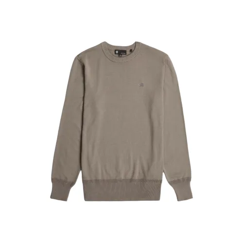 Г Звезда RAW Светло-коричневые Мужские Свитера