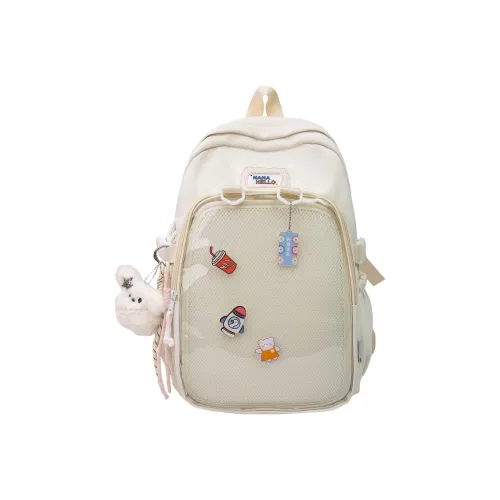 KOUDIXIONG Нейлоновый рюкзак стандартный для подростков белый черный хаки синий розовый