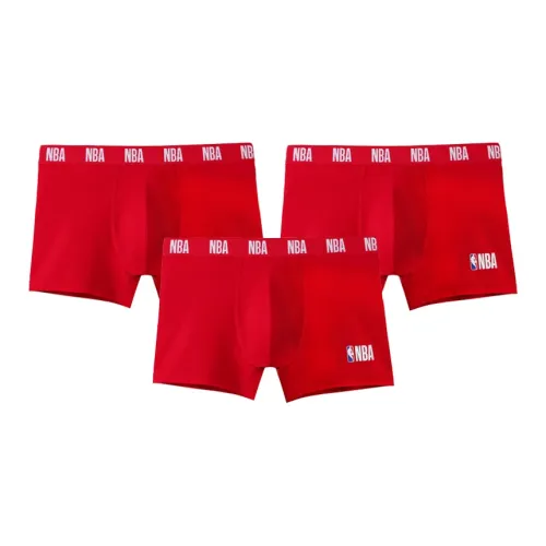 NBA Боксеры Мужские 3 упаковки красный