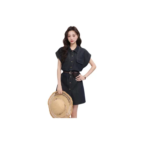 Another Alley Короткий рукав Платье Женское