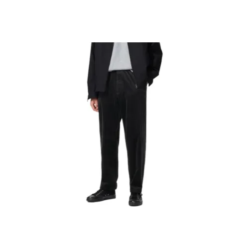 UNIQLO Черные Унисекс Повседневные Штаны