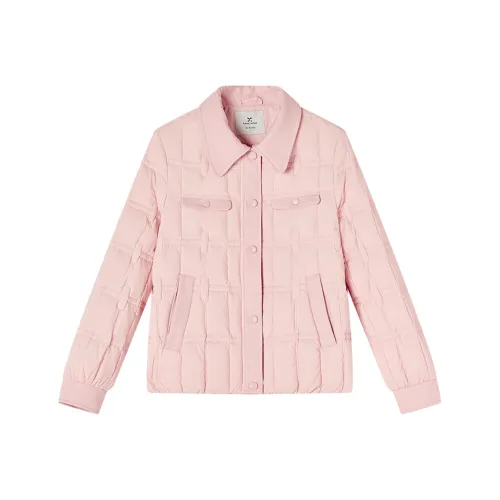 XIANGYING Светло-розовый Женский Пуховик