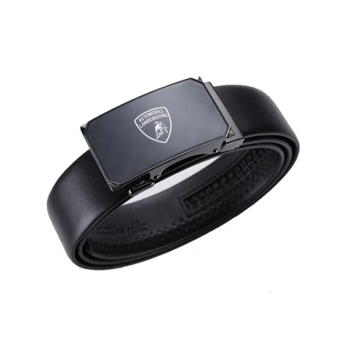 AUTOMOBILI LAMBORGHINI Ремень из коровьей кожи мужской 3,5 см