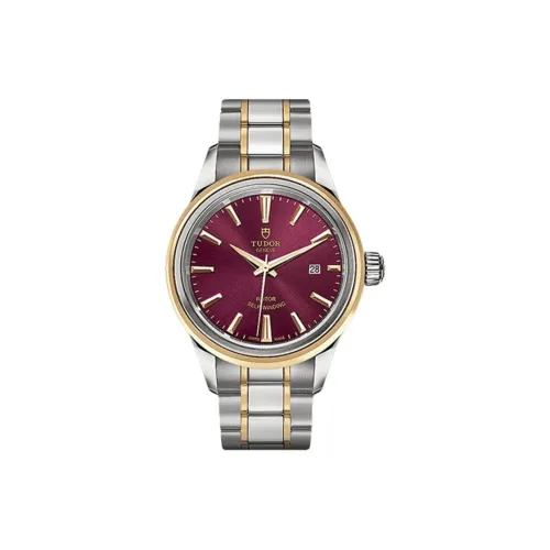 TUDOR Wind Style Collection Автоматический Механический Механизм Женские Часы 28 мм Красный Циферблат Часов